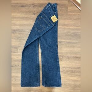 Vintage Levi's 517 Orange Tab Bootcut Jeans Men's 36X31 Blue 20517 0217 80s